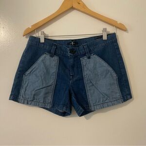 7 For All Mankind Jean Shorts